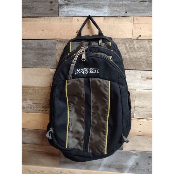 Jansport Bags Jansport Laptop Backpack Black Gray 3 Wide 19 Tall